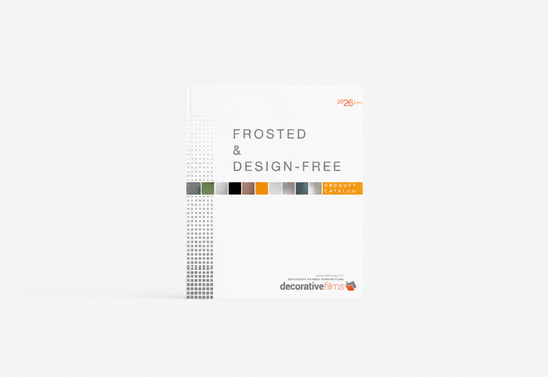 SX-CAT-FDF Decorative Film Printed Catalog Frosted & Design Free Collection
